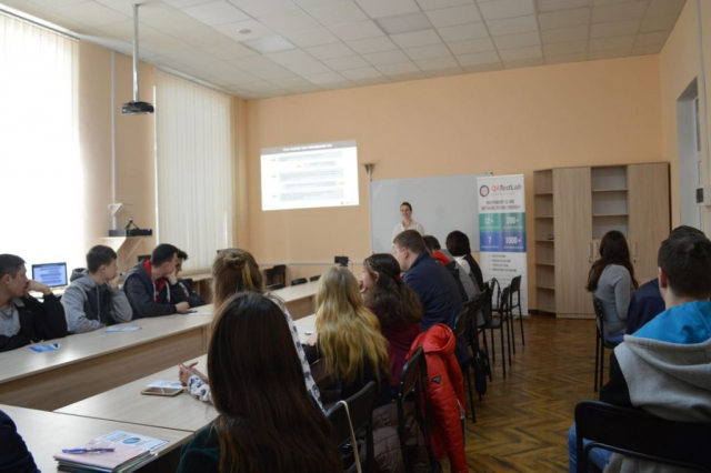 Presentation at university