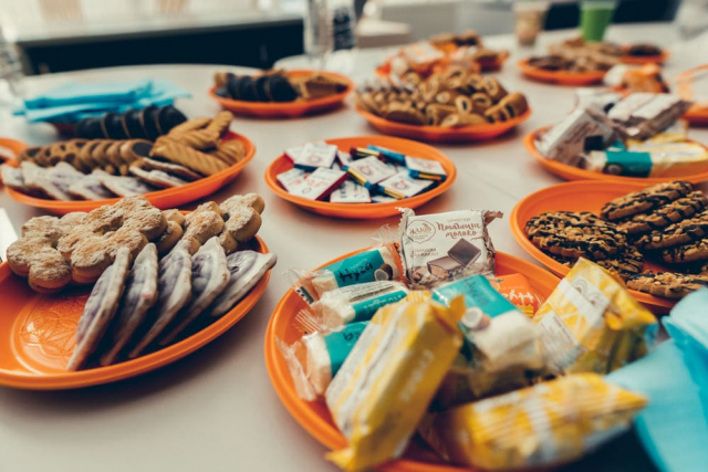 Tasty snacks at Sumy coworking