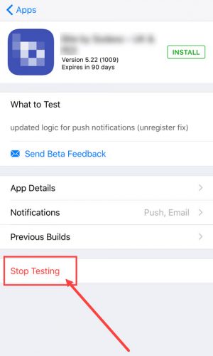 Stop Testing